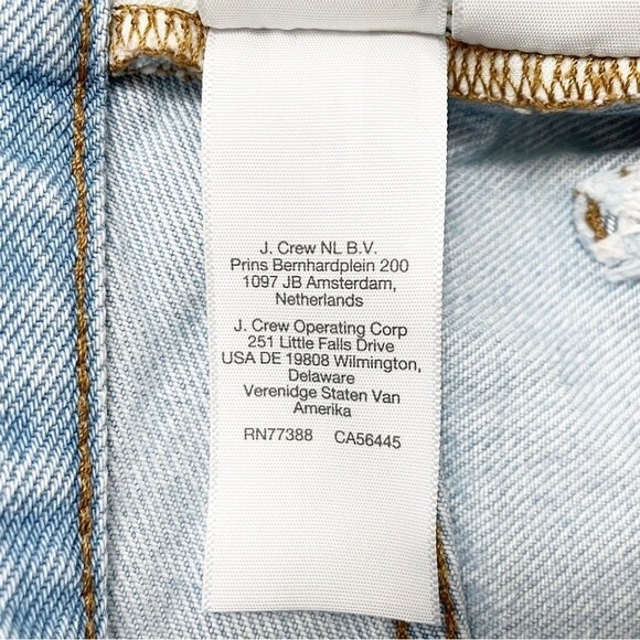 Madewell The Momjean Short in Fitzgerald Wash Light Wash Cutoff Women’s Size 24 - Picture 11 of 14